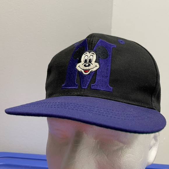 Rare & Vintage Goofy’s Hat Co Old School Disney Mickey Mouse Youth SnapBack Hat - Picture 2 of 10